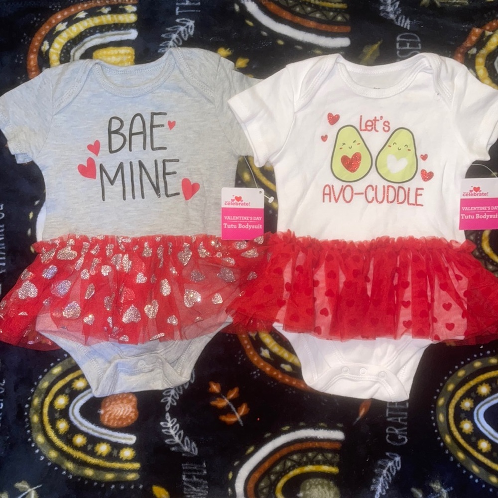 Baby Girl Valentines Day Outfits Size 3-6 Months